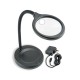 CARSON DeskBrite Loupe sur pied LED 2x/5x